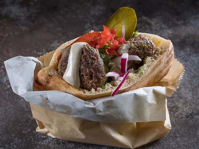 We try proper Israeli street food in Singapore: Stuffed pita with a MasterChef twist