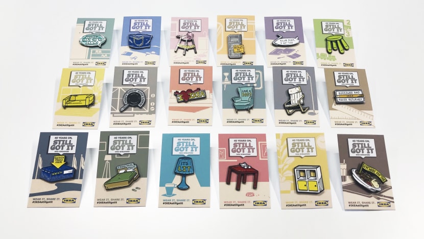 Giveaway: Cute & Punny Pins From Ikea To Celebrate 40 Years In Singapore