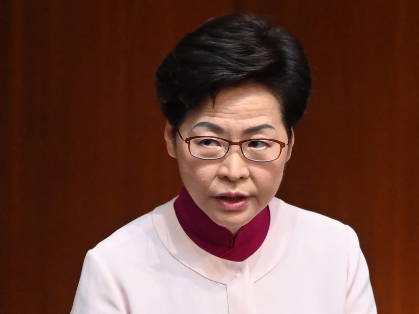 Hong Kong leader Carrie Lam in hospital with fractured elbow after fall at official residence