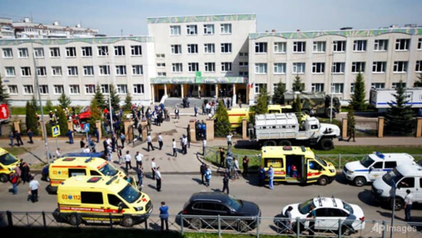 Nine killed, many wounded in Russian school shooting
