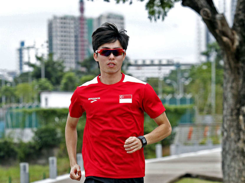Marathon runner Soh Rui Yong is racing against the clock — and his fitness — to qualify for the Rio Olympics. Photo: Wee Teck Hian