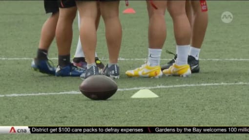 Flag football team hopes to represent Singapore at 2028 Olympics | Video