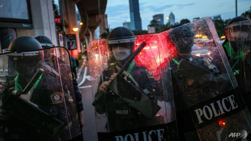 Thai protesters call for royal reforms after court ruling Thai protesters call for royal reforms after court ruling