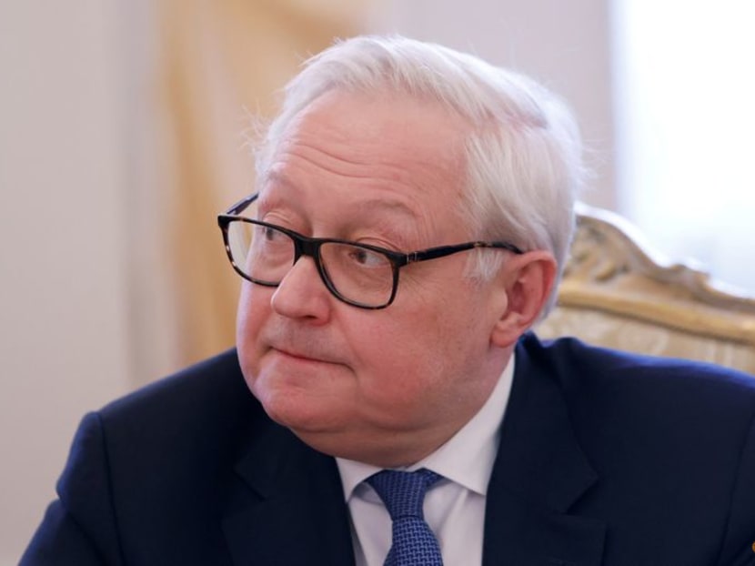 FILE PHOTO: Russian Deputy Foreign Minister Sergei Ryabkov attends a meeting of Foreign Minister Sergei Lavrov with Iranian Foreign Minister Hossein Amir-Abdollahian in Moscow, Russia March 15, 2022. REUTERS/Maxim Shemetov/Pool/File Photo