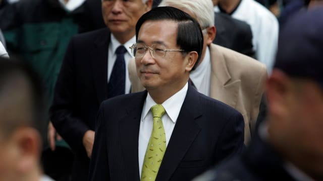 台湾前总统陈水扁宣布从此退出政坛