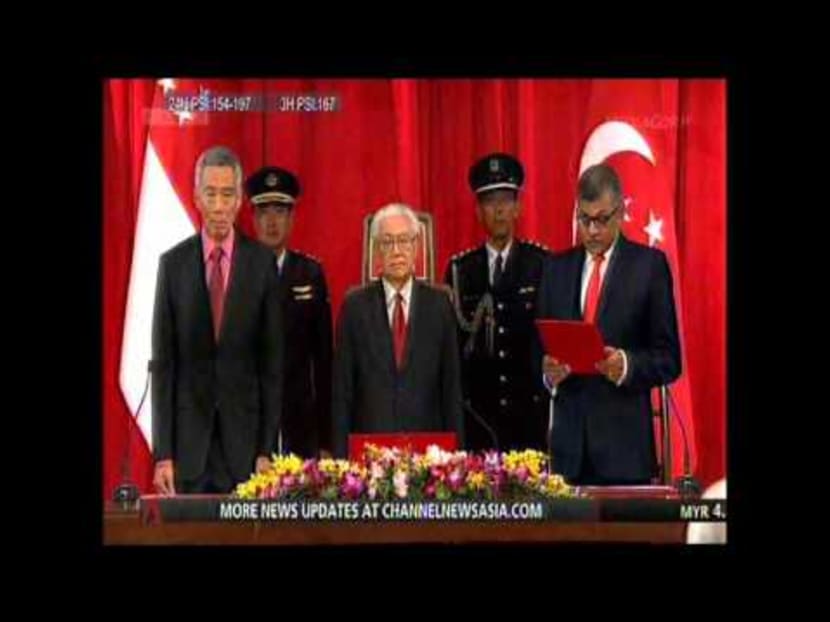 Coordinating ministers sworn in to Cabinet (Oct 1)