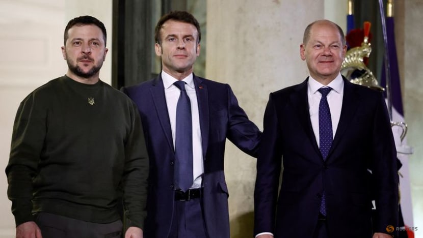Ukraine's Zelenskyy tells France, Germany to provide 'game changing' weapons