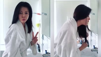 Michelle Chong Cuts Her Own Hair 'Cos She's Too "Lazy To Drive All The Way To The Salon"