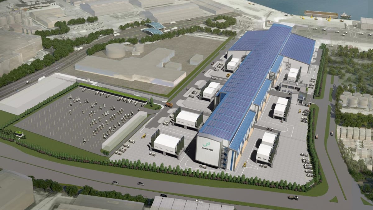 Singapura akan menguji coba taman konstruksi terintegrasi di Pelabuhan Jurong, yang menampung fasilitas rantai pasokan utama