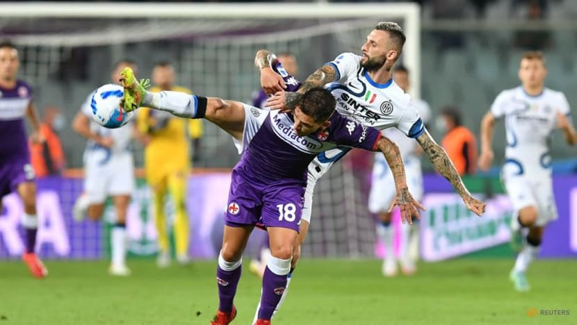 Football: Inter go top with comeback win at Fiorentina Football: Inter go top with comeback win at Fiorentina