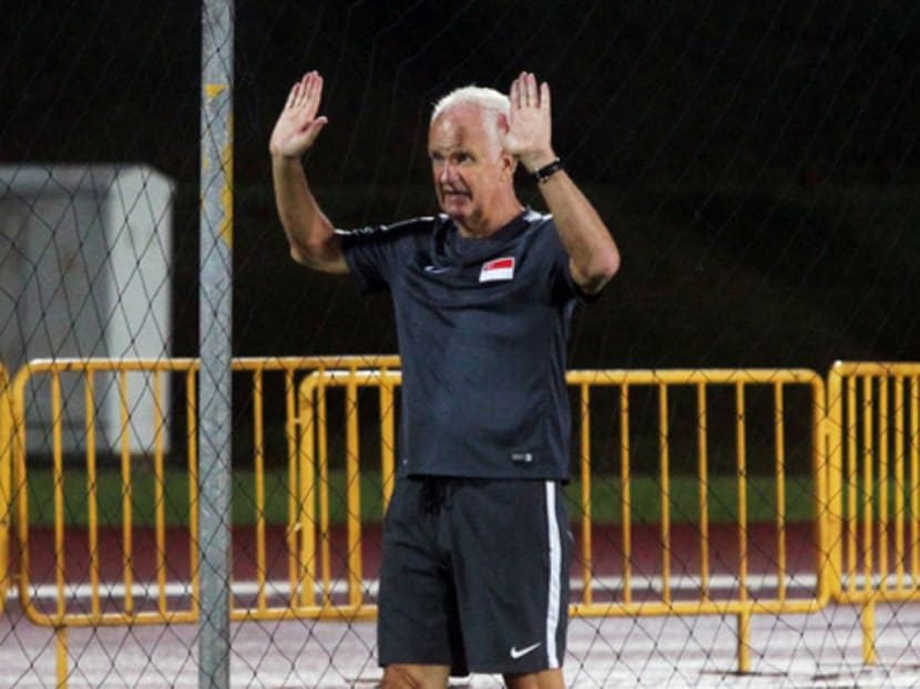 Singapore coach Bernd Stange. TODAY FILE PHOTO