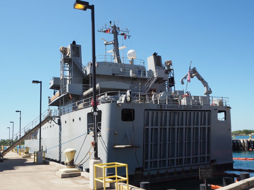 US Army Logistic Support Vessel Harold C Clinger. Photo: Albert Wai