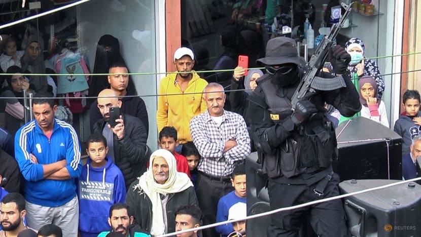Four killed in shooting at Palestinian camp in Lebanon, Hamas officials say Four killed in shooting at Palestinian camp in Lebanon, Hamas officials say