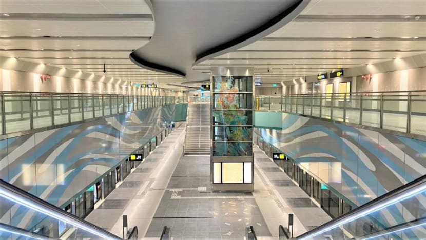 6 new Thomson-East Coast Line stations open on Aug 28, trains every 5 minutes at peak hours 6 new Thomson-East Coast Line stations open on Aug 28, trains every 5 minutes at peak hours