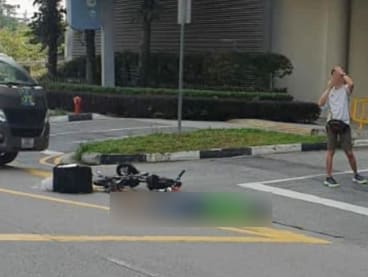 GrabFood delivery rider, 54, succumbs to injuries after traffic accident near Waterway Point