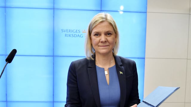 瑞典首位女首相再次获提名出任首相