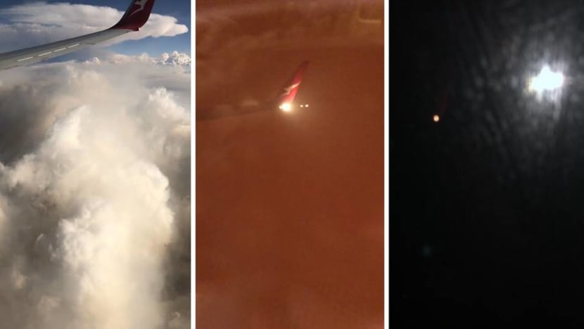 Passengers describe Qantas flight passage through fire-generated cloud over Australia: Report Passengers describe Qantas flight passage through fire-generated cloud over Australia: Report