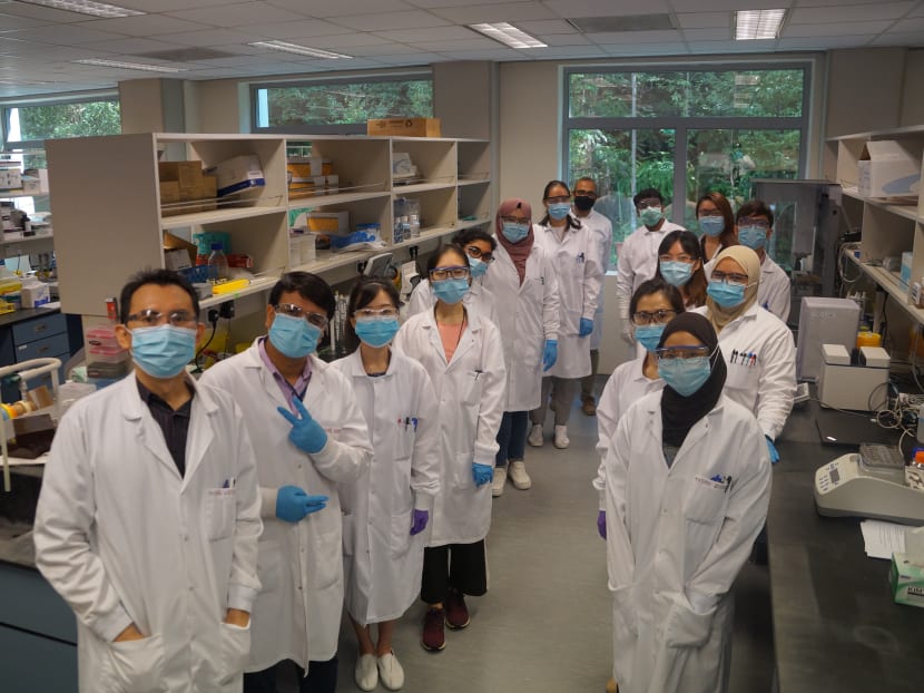 The team of researchers at Tychan, the biotech company that developed the antibody. The team of researchers at Tychan, the biotech company that developed the antibody.