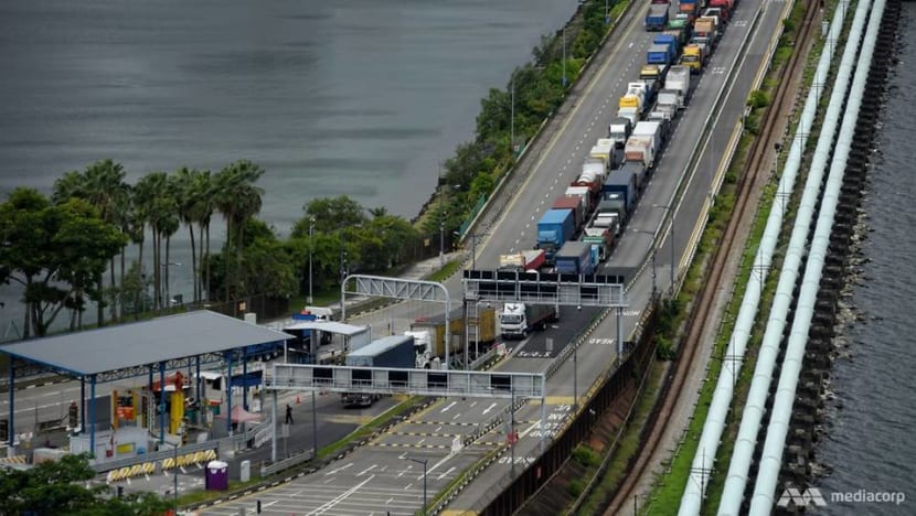 Malaysian cargo drivers may use vaccination card, TraceTogether token or app to skip Causeway COVID-19 test