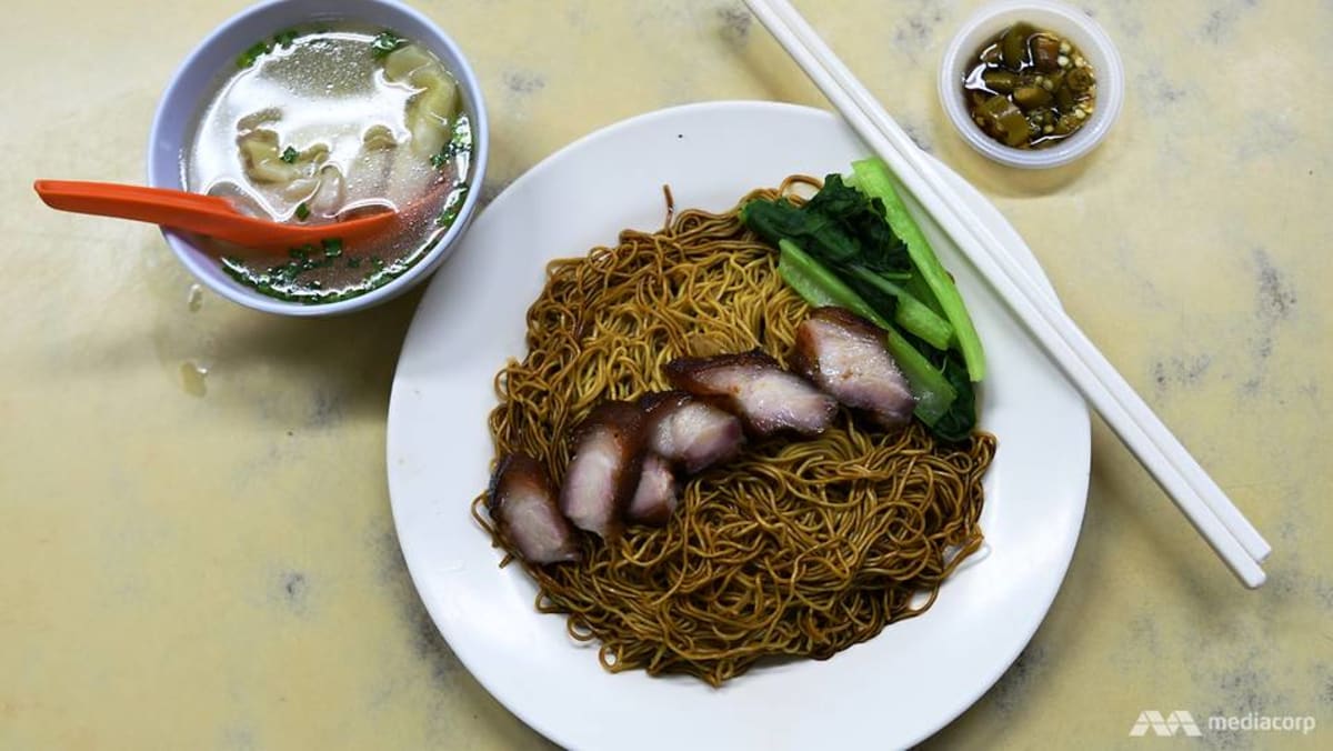 Malaysian Hawker Sends Wonton Mee Flying For Full Flavour Cna