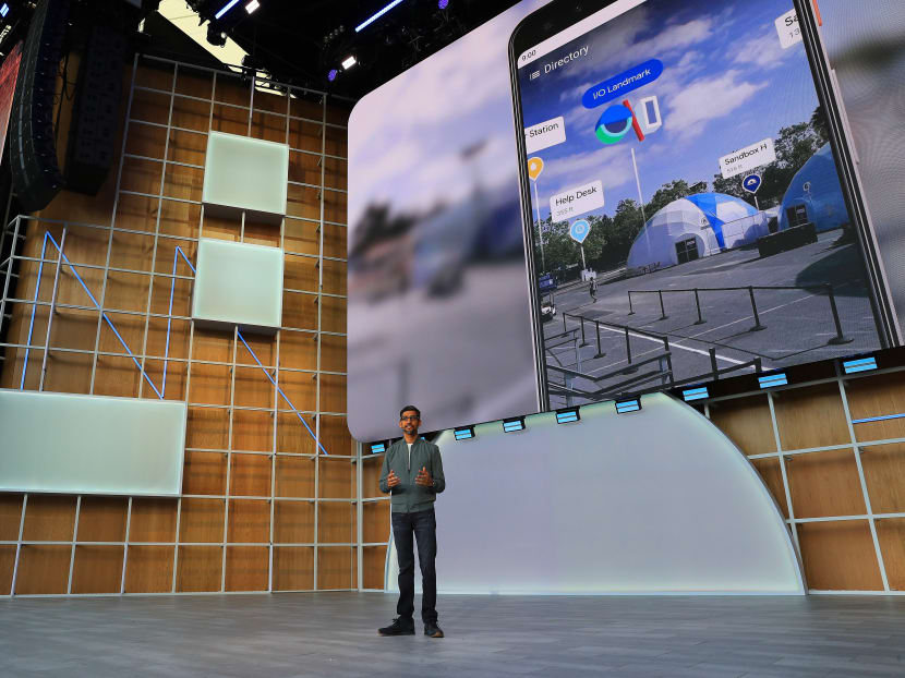 The author, who is chief executive of Google, speaking at a conference in California in May 2019. The author, who is chief executive of Google, speaking at a conference in California in May 2019.