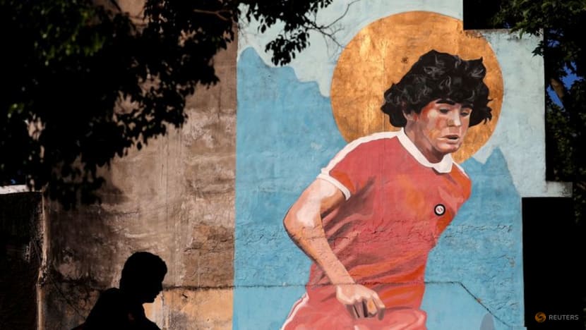 Maradona fans remember troubled soccer great a year after his death Maradona fans remember troubled soccer great a year after his death