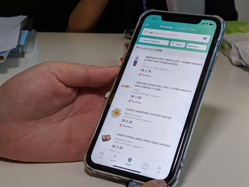 The new price comparison mobile app is being piloted in Tampines, Toa Payoh and Jurong West ahead of a national rollout early next year, said the Consumers Association of Singapore (Case) on Monday (Sept 10).