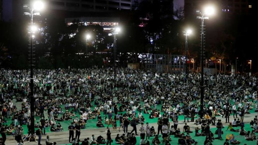 Hong Kong democracy activists appear in court over banned Tiananmen vigil Hong Kong democracy activists appear in court over banned Tiananmen vigil