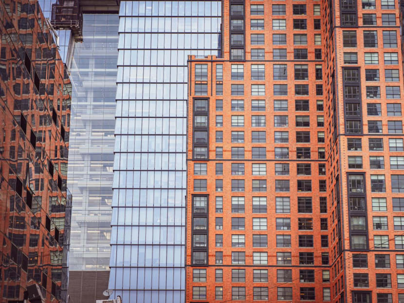 Hudson Yards, an office building in Manhattan, New York City. Hudson Yards, an office building in Manhattan, New York City.