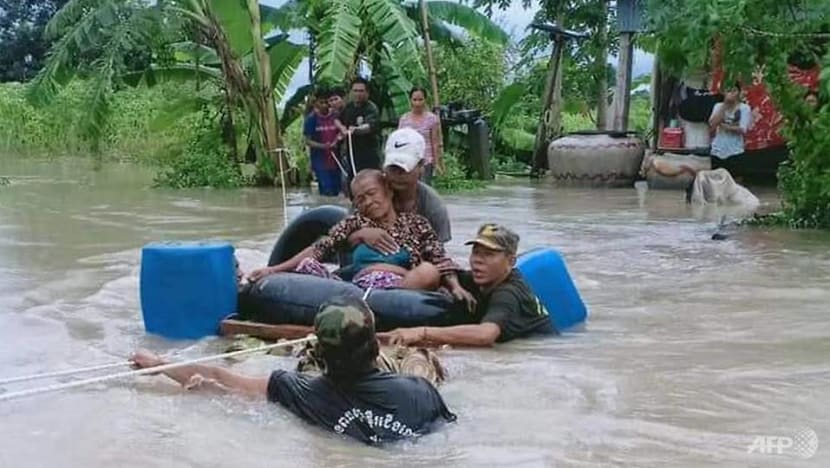 Flooding in Cambodia leaves at least 11 dead