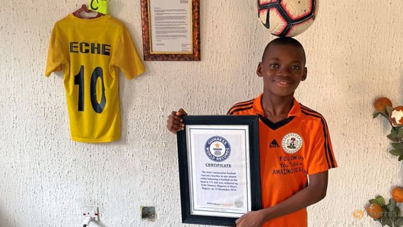 Nigerian boy hopes for future in soccer after setting freestyle world record Nigerian boy hopes for future in soccer after setting freestyle world record