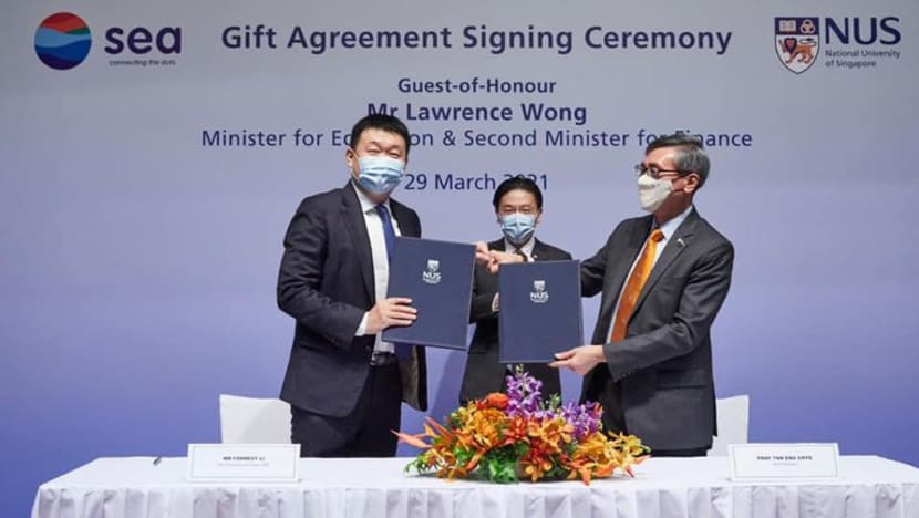 செயற்கை நுண்ணறிவு, தரவு அறிவியல் போன்ற துறைகளில் ஆராய்ச்சி செய்ய , NUS கணினியியல் பள்ளிக்கு 50 மில்லியன் வெள்ளி நன்கொடை வழங்கிய Sea Limited நிறுவனம் செயற்கை நுண்ணறிவு, தரவு அறிவியல் போன்ற துறைகளில் ஆராய்ச்சி செய்ய , NUS கணினியியல் பள்ளிக்கு 50 மில்லியன் வெள்ளி நன்கொடை வழங்கிய Sea Limited நிறுவனம்