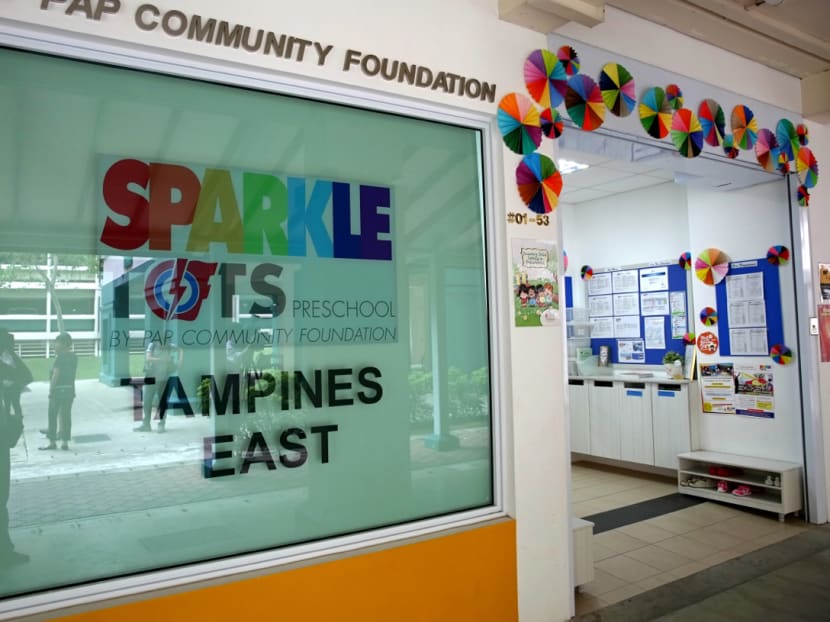 People’s Action Party Community Foundation (PCF) Sparkletots preschool at Blk 385 Tampines Street 32. Photo: Nuria Ling/TODAY