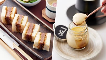 Chic Japanese Cafe Serves Wagyu Katsu Sandwich & Pretty Desserts In Tiong Bahru