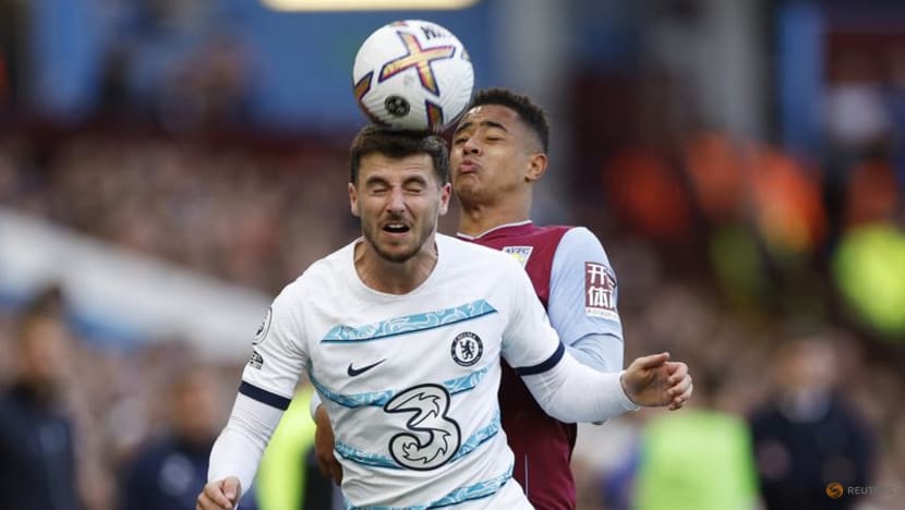 Soccer-Chelsea maintain run as Mount scores twice in win at Villa Soccer-Chelsea maintain run as Mount scores twice in win at Villa