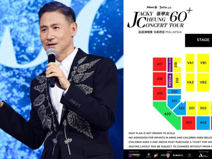 'Almost 50% are VIP!': Malaysian netizens outraged over Jacky Cheung concert prices and seat plan 'Almost 50% are VIP!': Malaysian netizens outraged over Jacky Cheung concert prices and seat plan