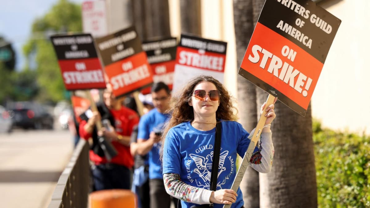 Plagiarism machines Hollywood writers and studios battle over the future of AI Plagiarism machines Hollywood writers and studios battle over the future of AI