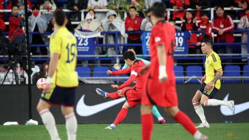 Son hits brace in Klinsmann's Korea debut as Colombia claim draw Son hits brace in Klinsmann's Korea debut as Colombia claim draw