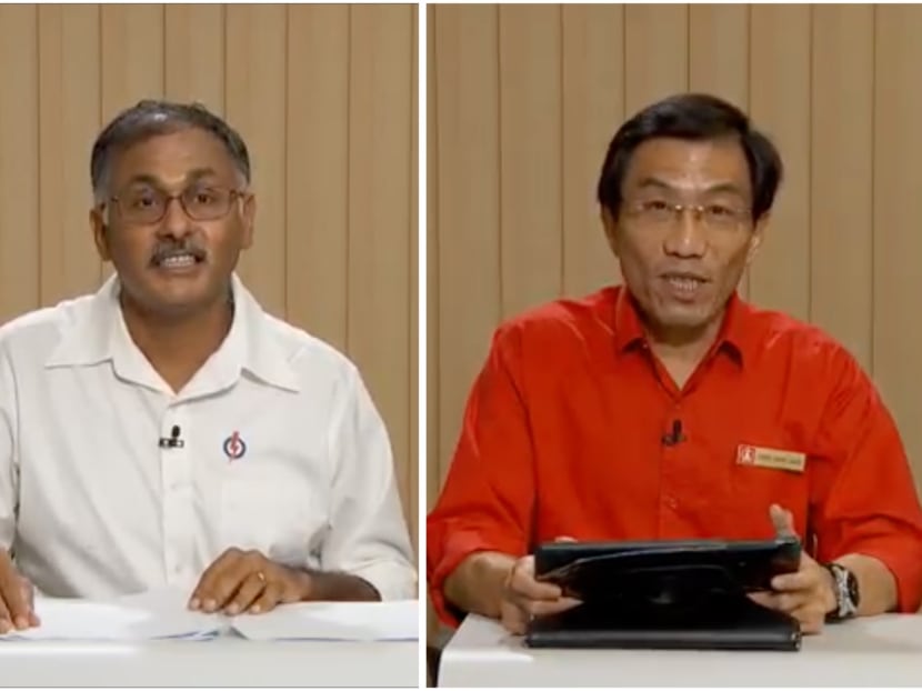 Mr Murali Pillai (keft) from the People’s Action Party and Dr Chee Soon Juan (right) from the Singapore Democratic Party are vying for the single-seat Bukit Batok ward.