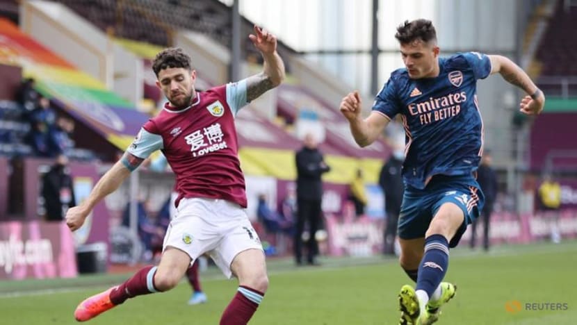 Football: Gunners' Xhaka gaffe gifts Burnley a point Football: Gunners' Xhaka gaffe gifts Burnley a point