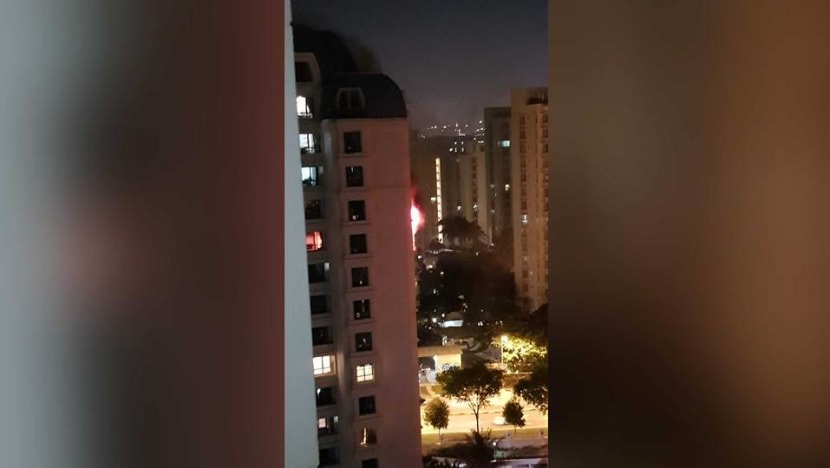 Fire breaks out at Aquarius by the Park condominium in Bedok Fire breaks out at Aquarius by the Park condominium in Bedok