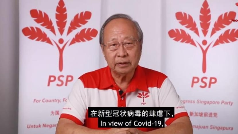 Ahli letak jawatan, disingkir parti 'bukan isu besar' bagi PSP: Tan Cheng Bock