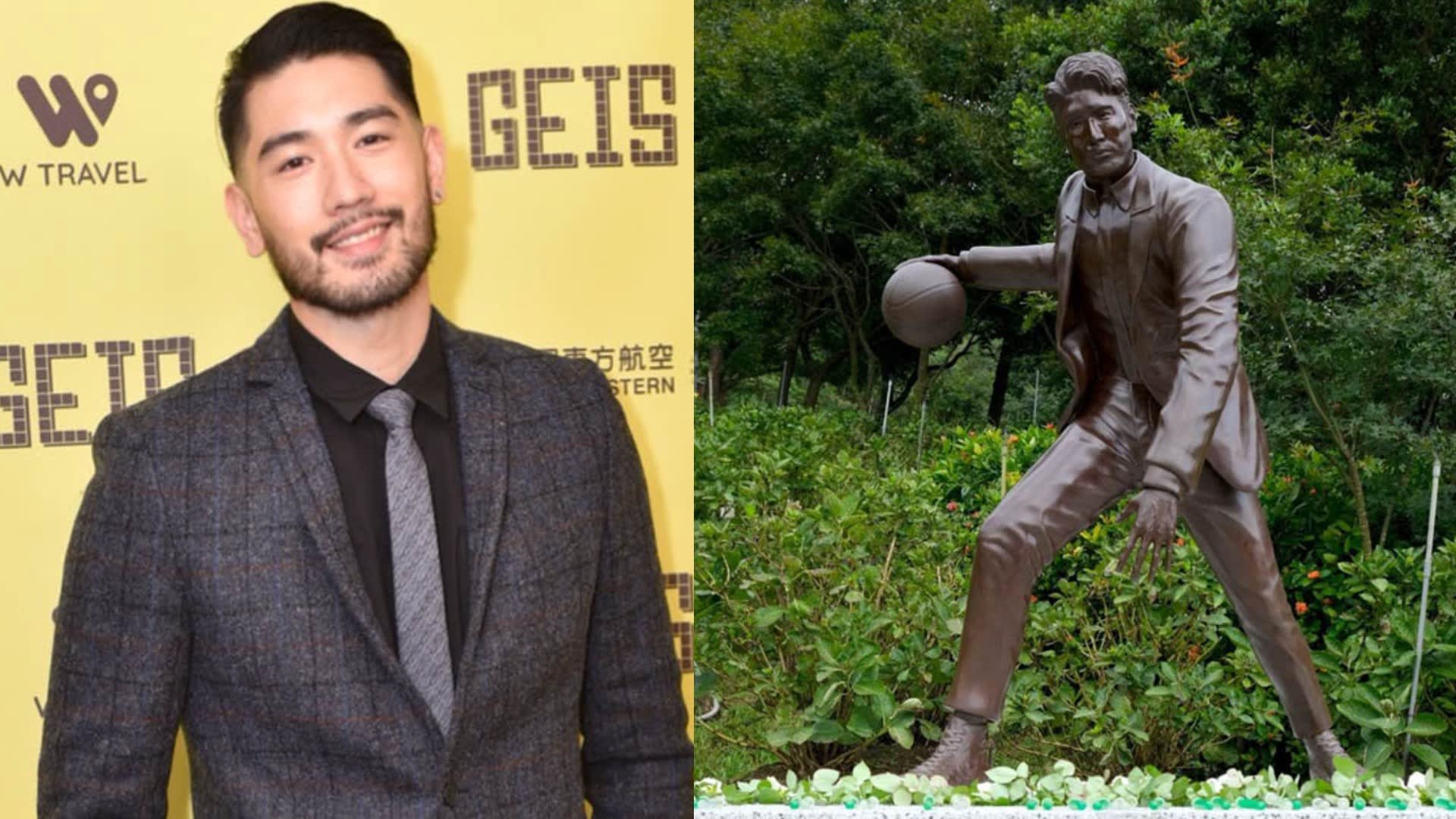 Statue Of Godfrey Gao Playing Basketball Unveiled On What Would Have Been His 38th Birthday Statue Of Godfrey Gao Playing Basketball Unveiled On What Would Have Been His 38th Birthday