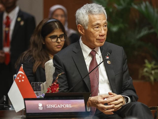 Prime Minister Lee Hsien Loong at the 43rd ASEAN Summit in Jakarta on September 5, 2023. 