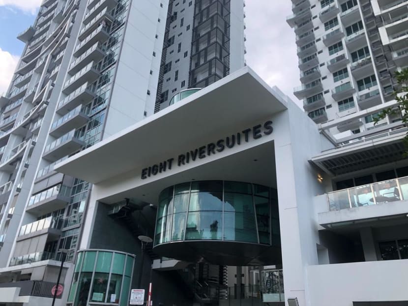 The video of Mr Ramesh Erramalli, 44, a resident of Eight Riversuites Condominium, verbally abusing a security guard at the condominium went viral in October last year. The video of Mr Ramesh Erramalli, 44, a resident of Eight Riversuites Condominium, verbally abusing a security guard at the condominium went viral in October last year.