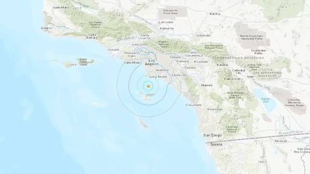 美国洛杉矶元旦发生4.1级地震 仍未接获伤亡消息