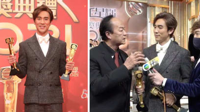 Ti Lung Nags At Son Shaun Tam During The Latter's TVB Best Actor Win Interview
