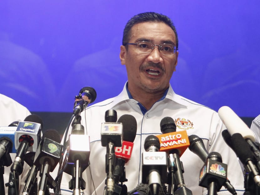 Malaysia's Transport and Defence Minister Hishamuddin Hussein speaks at a news conference at a hotel near Kuala Lumpur International Airport in Sepang on March 9, 2014. Photo: Reuters