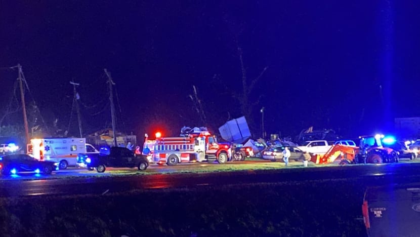 At least 23 dead as tornado, storms rip through Mississippi in the US