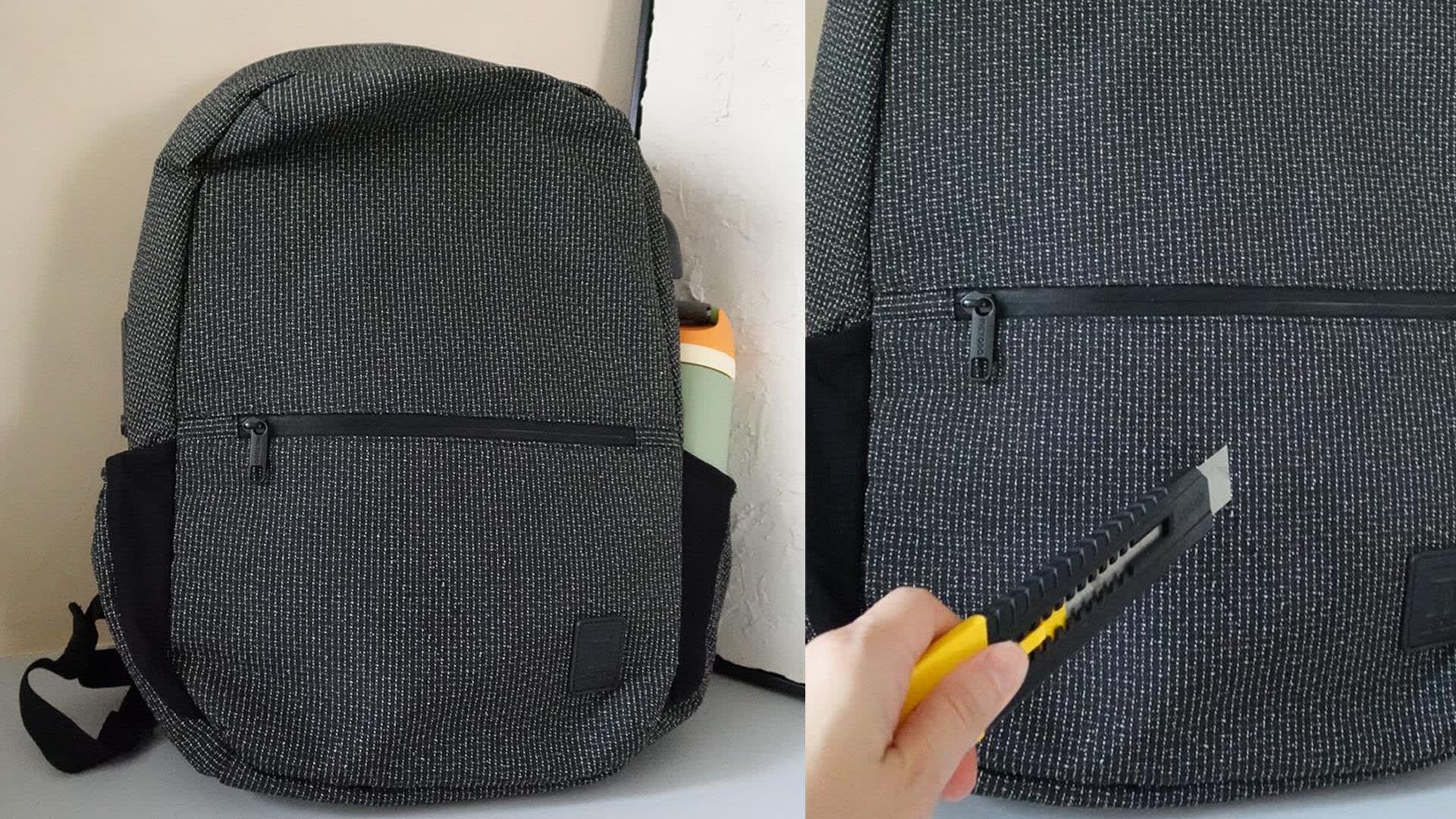 We Tested Out An Anti Slash Bag To See If It Really Keeps Things Safe From Pickpockets Anti Theft Travel Backpack Review 8days